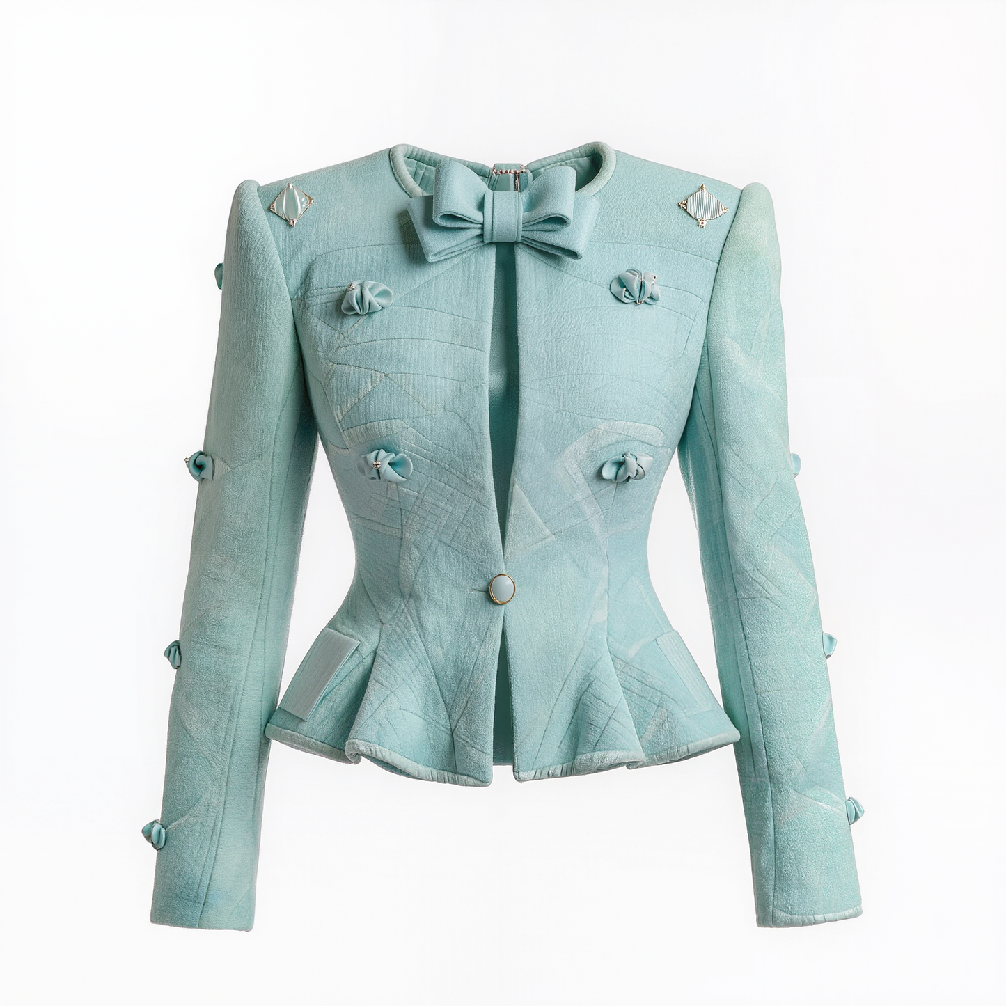 Celeste Architectural Bow Jacket