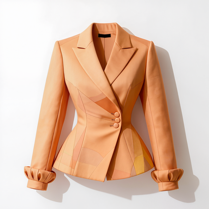 Phoenix Sculptural Peplum Blazer