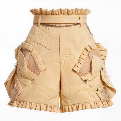 Calliope Architectural Paperbag Shorts