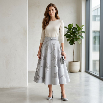 Nova Geometric Shard Skirt