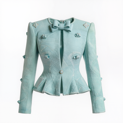 Celeste Architectural Bow Jacket