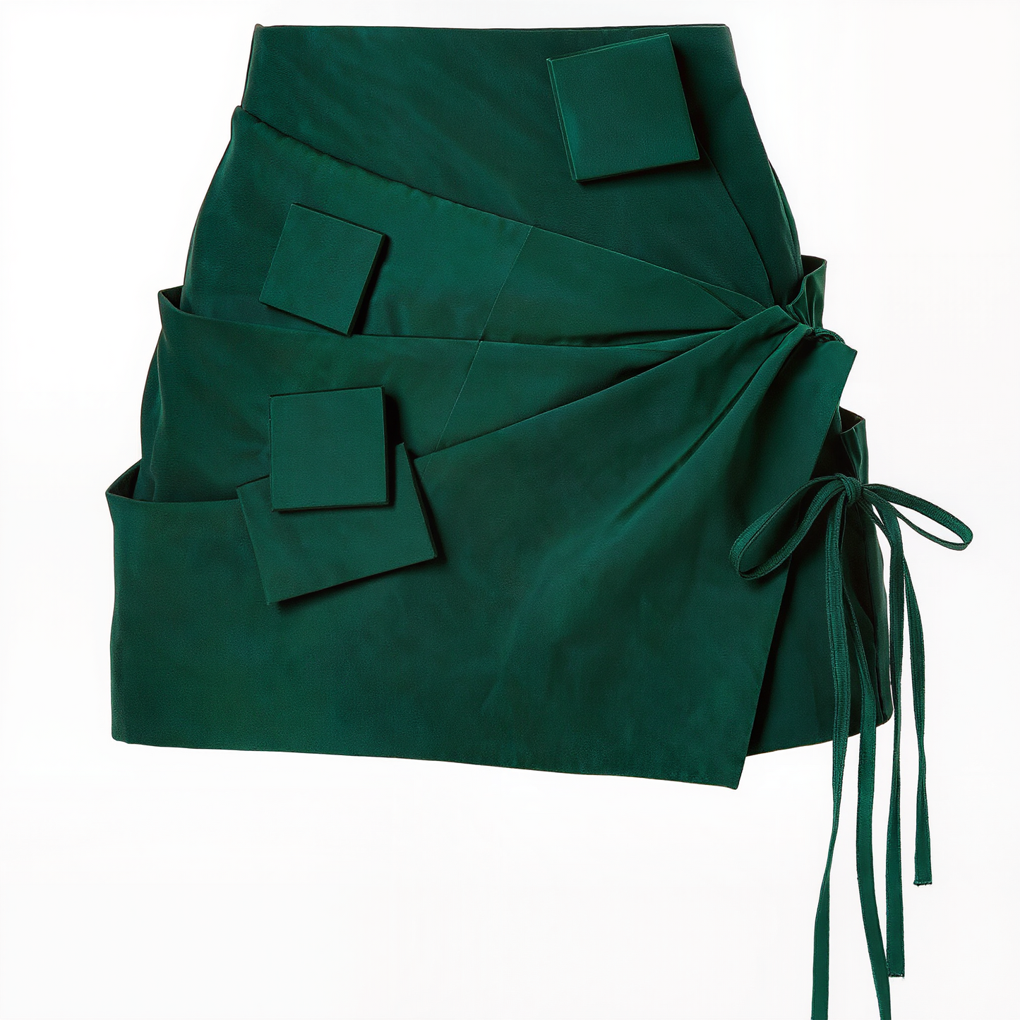 Elowen Sculptural Wrap Mini Skirt