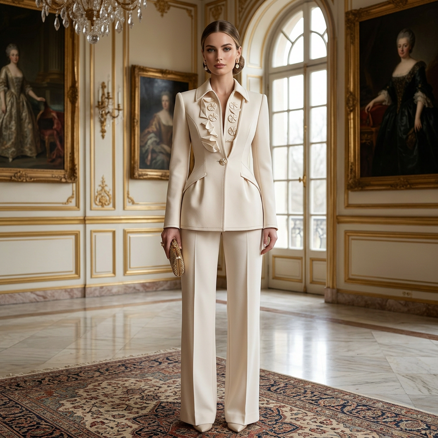 Elodie Sculptural Origami Blazer