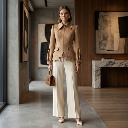Valeria Sculpted Architectural Jacket