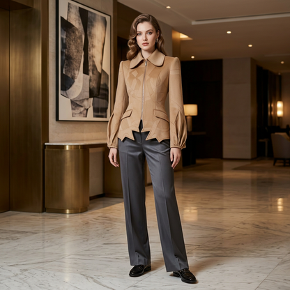 Valeria Sculpted Architectural Jacket